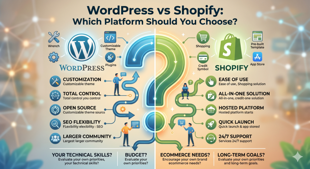 WordPress vs Shopify: Which Platform Should You Choose?
